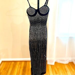 Women Sexy Mini Bodycon Party Dresses Clubwear mesh Dress (Size:Small) Worn once